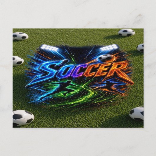 サッカー ポストカード (正面)