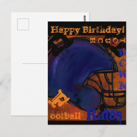 サッカー ポストカード (正面/裏面)