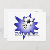 サッカー! ポストカード (正面/裏面)