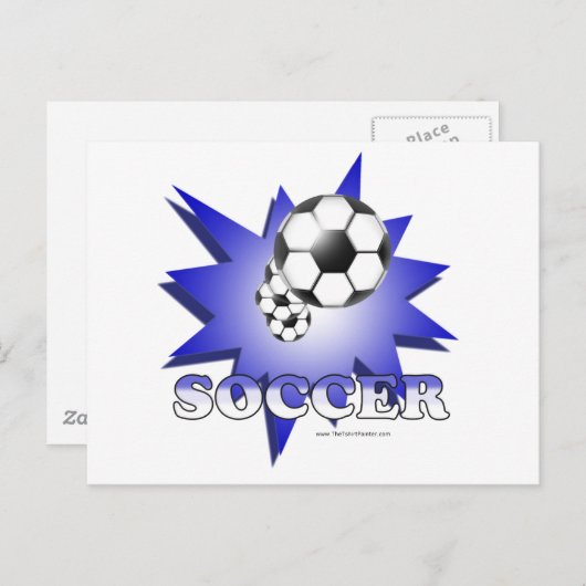 サッカー！ ポストカード (正面/裏面)