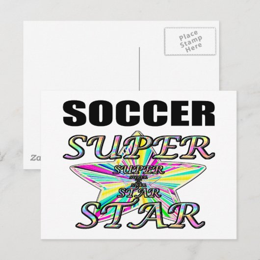 サッカー ポストカード (正面/裏面)