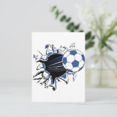 サッカー ポストカード (スタンド正面)