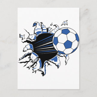 サッカー ポストカード