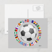 サッカー ポストカード (正面/裏面)