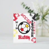 サッカー ポストカード (スタンド正面)