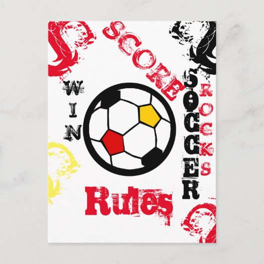 サッカー ポストカード (正面)