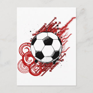サッカー ポストカード