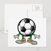 サッカー ポストカード (正面/裏面)