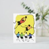 サッカー ポストカード (スタンド正面)