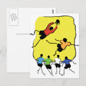 サッカー ポストカード (正面/裏面)