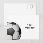 サッカー ポストカード (正面/裏面)
