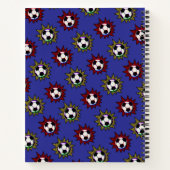 サッカー ポップアート ノートブック (裏面)