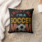 サッカー・ママですから信じてください クッション (ブランケット)