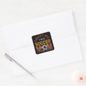 サッカー・ママですから信じてください スクエアシール (封筒)