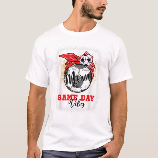 サッカー・ママのための母の日ギフト Tシャツ (正面)