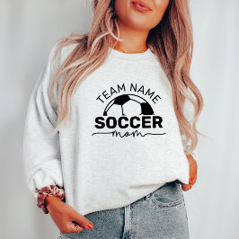 サッカー・ママのカスタムチーム アッシュグレー・スウェットシャツ スウェットシャツ