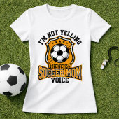 サッカー・ママの声 引用 サポーター Tシャツ