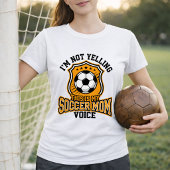 サッカー・ママの声 引用 サポーター Tシャツ