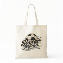 サッカー・ママトートバッグ - ヴィンテージゲームデイ スポーツママ