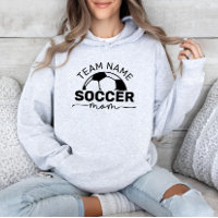 サッカー ママ オーダーチーム アッシュグレー フーディ