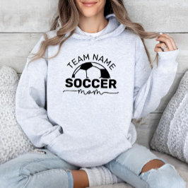 サッカー ママ オーダーチーム アッシュグレー フーディ パーカ