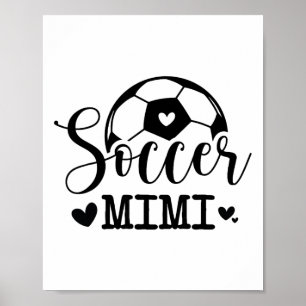 サッカー ミミ 楽しい スポーツ サッカー選手  ポスター