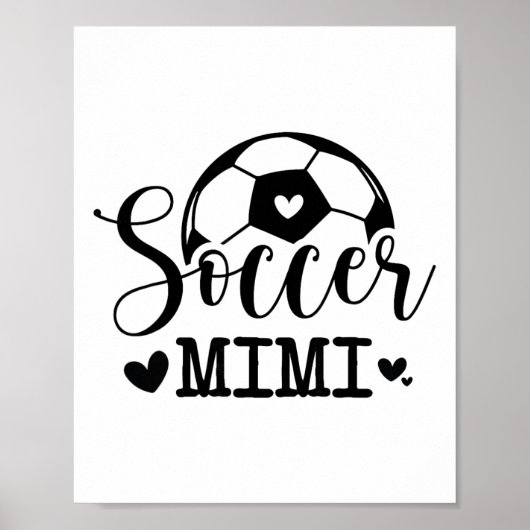 サッカー ミミ 楽しい スポーツ サッカー選手  ポスター (正面)