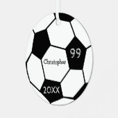 サッカー メタルオーナメント (正面左)