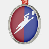 サッカー メタルオーナメント (左)