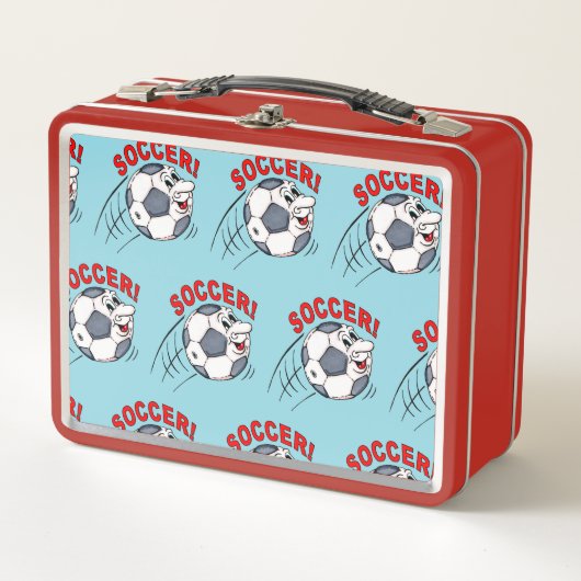 サッカー メタルランチボックス (正面)
