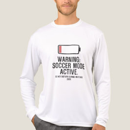 サッカー モード アクティブ 電池残量少ないよ  トライブレンドＴシャツ