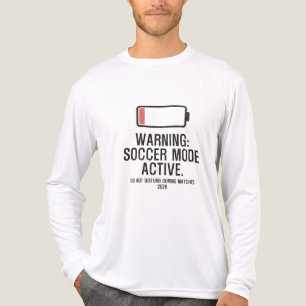 サッカー モード アクティブ 電池残量少ないよ トライブレンドTシャツ