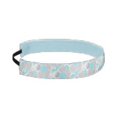 サッカー⚽ライトブルーとホワイトのボール アスレチックヘッドバンド (左)