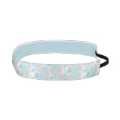 サッカー⚽ライトブルーとホワイトのボール アスレチックヘッドバンド (右)