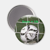 サッカー=ライフ マグネット (正面/裏面)