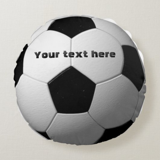 サッカー ラウンドクッション (正面)