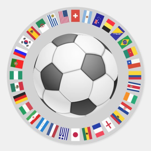 サッカー ラウンドシール (正面)