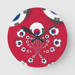 サッカー。 ラウンド壁時計