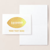 サッカー/ラグビー金ゴールド 箔カード (ディスプレー)