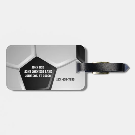 サッカー ラゲッジタグ (裏面横)