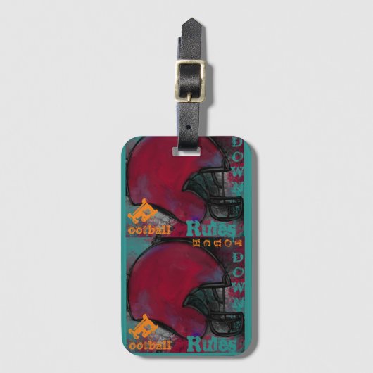 サッカー ラゲッジタグ (正面縦)