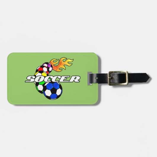 サッカー ラゲッジタグ (正面横)