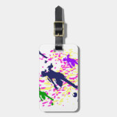 サッカー ラゲッジタグ (正面縦)