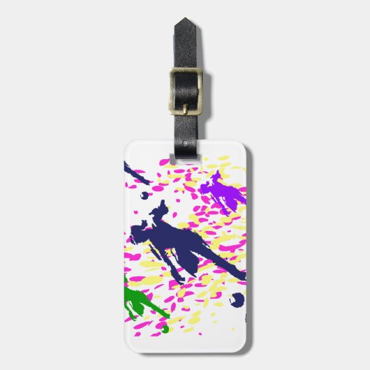 サッカー ラゲッジタグ (正面縦)