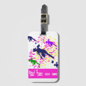 サッカー ラゲッジタグ (正面縦)