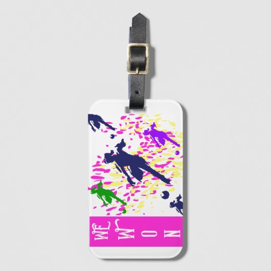 サッカー ラゲッジタグ (正面縦)