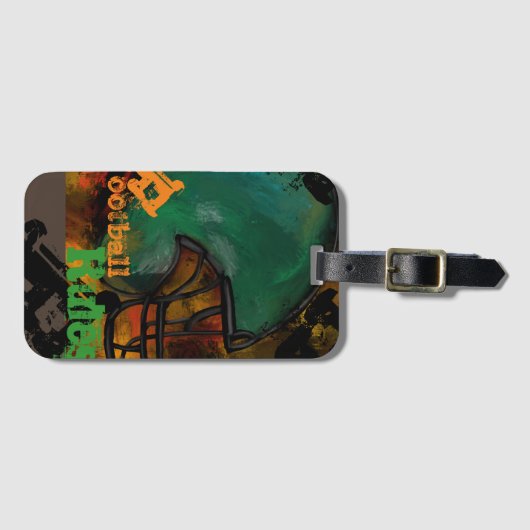 サッカー ラゲッジタグ (正面横)