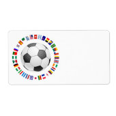 サッカー ラベル (正面)
