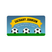 サッカー ラベル (正面)