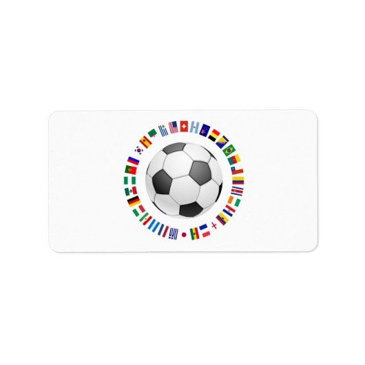 サッカー ラベル (正面)